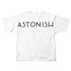 中野智仁のT-shirt ASTONISH  フルグラフィックTシャツの背面