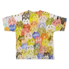 【Yuwiiの店】ゆぅぅぃーのぬこさま All-Over Print T-Shirt :back