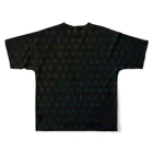 犬小屋のぶらっくめんだこ All-Over Print T-Shirt :back