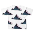 メタラー見習いの山 All-Over Print T-Shirt :back