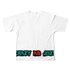 CRAZY AB JOZYのmake them believe フルグラフィックTシャツの背面