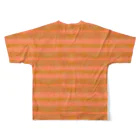 Yetiのストライプ All-Over Print T-Shirt :back