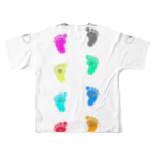 TaikiKurosawaのふみふみおんぷ（フル） All-Over Print T-Shirt :back