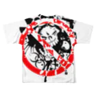 AURA_HYSTERICAのBAD_FAITH フルグラフィックTシャツの背面