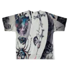 death or dead borderline  の× All-Over Print T-Shirt :back