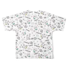 NEGI@トトくん・ひとえうさぎのひとえうさぎ  All-Over Print T-Shirt :back