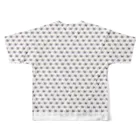 豆大福のフレンチブルドックの豆大福ぎっしり All-Over Print T-Shirt :back