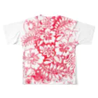 AURA_HYSTERICAのHibiscus_Growth フルグラフィックTシャツの背面