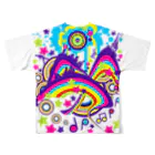 AURA_HYSTERICAのOver_The_Rainbow フルグラフィックTシャツの背面