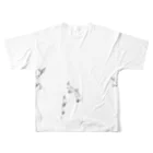 誰徒のやまもたべる All-Over Print T-Shirt :back