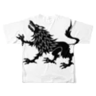 KNS designの猛獣 All-Over Print T-Shirt :back