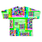 YURURIのQR フルグラフィックTシャツの背面