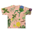 Tania NobukovskiのBOTANICAL PINK フルグラフィックTシャツの背面