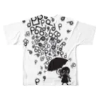 AURA_HYSTERICAのSingin' in the Rain フルグラフィックTシャツの背面