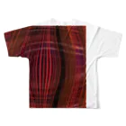 HYU の漆塗り All-Over Print T-Shirt :back