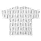 stuuuneのMONO SMOKING All-Over Print T-Shirt :back