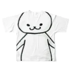 晴天の晴の猫に限りなく近いUMA All-Over Print T-Shirt :back