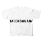 BALENSAGARAのFUCK T フルグラフィックTシャツの背面