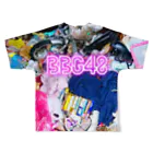 BBG48グッズショップのダスト☆メモリー フルグラフィックTシャツの背面