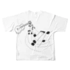 Lily bird（リリーバード）の奏でるギター フルカラー② All-Over Print T-Shirt :back