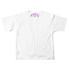 K00896727のX♡X フルグラフィックTシャツの背面