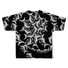 Komichiのマグるぐる(BLACK) All-Over Print T-Shirt :back