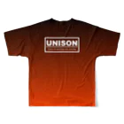 UNISONのUNISON Practice TYPE/O All-Over Print T-Shirt :back