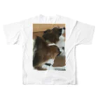 moon_marshallのアツアツ犬 フルグラフィックTシャツの背面