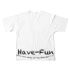 HaveーFun 嘉のHaveーFun　CreatureグラフィックTシャツ フルグラフィックTシャツの背面