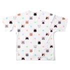 こーすけの猫だらけ All-Over Print T-Shirt :back