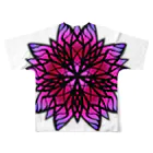 天獄堂の華曼陀羅033 All-Over Print T-Shirt :back