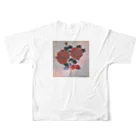 collegamentoのrose All-Over Print T-Shirt :back