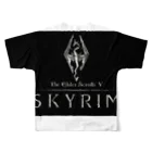 富山の釣り人のSkyrimTシャツ フルグラフィックTシャツの背面