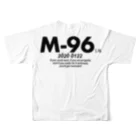 M-96のM-96 フルグラフィックTシャツの背面