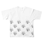 kakukaku-niconico［カクカクニコニコ］のおいちゃんzu All-Over Print T-Shirt :back