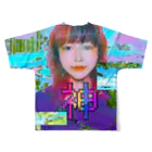 かなり無職の神てぃい！ All-Over Print T-Shirt :back