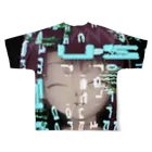 かなり無職のlain1 All-Over Print T-Shirt :back