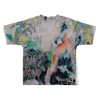 ヤマネコ。の部屋のForest All-Over Print T-Shirt :back