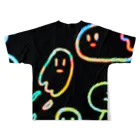 やきにくのGHOST All-Over Print T-Shirt :back