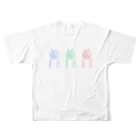 Saltydog Inc.のTV Squad Tシャツ All-Over Print T-Shirt :back