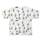 ねこぜや のネココ　サバク All-Over Print T-Shirt :back