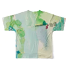 peonicのハタケ tate All-Over Print T-Shirt :back