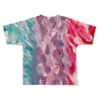 MoMiziのハザマ All-Over Print T-Shirt :back