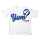 YUM the beachのThe beach フルグラフィックTシャツの背面