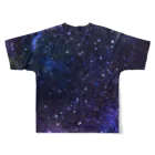 ずーもやのスペースキャット All-Over Print T-Shirt :back