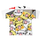 まめるりはことりの密です！オカメインコさん【まめるりはことり】 All-Over Print T-Shirt :back