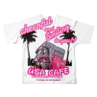 USAcafeティンカーベルのクレープやさんの旅するクレープやさん♪ フルグラフィックTシャツの背面