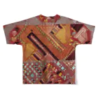 World_fabricのWorld fabric 12 All-Over Print T-Shirt :back