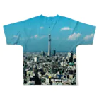DOMMUNEの蜷川実花 X DOMMUNE｜TOKYO TOWER SKYTREE T-shrts フルグラフィックTシャツの背面