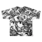 とびはちのスズメ柄T All-Over Print T-Shirt :back